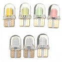 T10 194 168 W5W COB 8SMD SILICA Car LED Door License Light Bulb