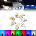 T10 194 168 W5W COB 8SMD SILICA Car LED Door License Light Bulb