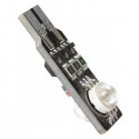T10 6W 2SMD Multi-color Multi-mode LED Flash Lamp Car Strobe Side Marker Door Light Bulb