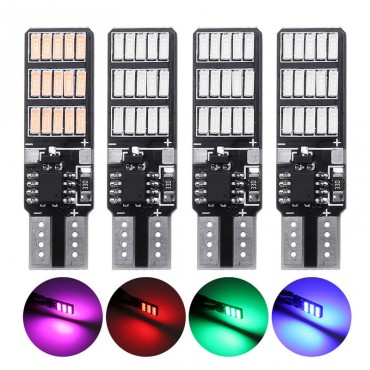 T10 6W Car LED Wedge Side Marker Lights Canbus Error Free Width Flash Bulb 1Pcs