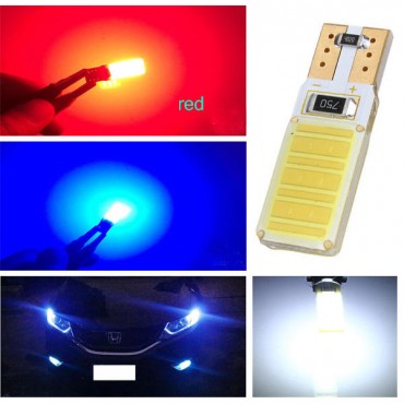 T10 W5W 194 168 Canbus COB LED Lamp Car Parking Backup Side Marker Light Bulb DC12V