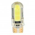 T10 W5W COB LED Car Side Wedge Marker Lights Canbus Error Free License Bulb Soft Gel 2W White 2Pcs