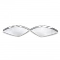 1 Pair Chrome Silver Rear View Mirror Cap Cover Add on Side Mirror Car Modification For AUDI A3 8V S3 RS3 2014-2020