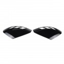 1 Pair Glossy Black Rear View Mirror Cap Cover Case Add on Side Mirror Car Modification For Audi A3 S3 RS3 All Models 2014-2020