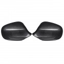 1 Pair Left and Right Carbon Fiber Style Car Rearview Mirror Cover For BMW E90 E91 2009-2012