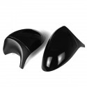 1 Pair M3 Style Mirror Cap Cover Gloss Black For BMW 3 Series E90 E91 E92 E93