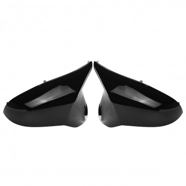 1Pair Side Mirror Cover Caps Replace Gloss Black For BMW F80 M3 F82 M4 2015-2018