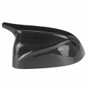 2PCS Side Mirror Cover Cap Carbon Fiber Replace For BMW X3 X4 X5 X6 X7 G01 G02 G05 G06 G07 2018-2020
