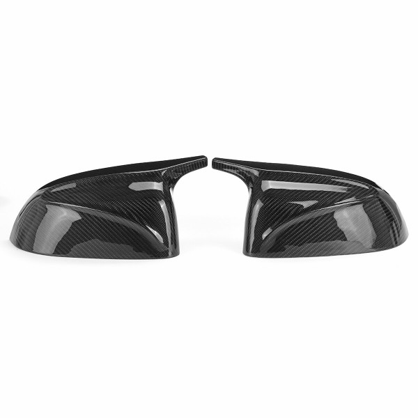 2PCS Side Mirror Cover Cap Carbon Fiber Replace For BMW X3 X4 X5 X6 X7 G01 G02 G05 G06 G07 2018-2020