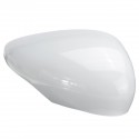 2PCS White Door Wing Mirror Cover Rear View Left Right Side For Ford Fiesta MK7 2009-2015