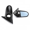 2Pcs Car 4Dr Manual Adjustable Spoon Style Side View Mirror EK For Honda Civic Sedan 1996-2000