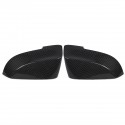 2Pcs Carbon Fiber Side Wing Rear View Mirror Covers Caps For BMW F10 F11 2014-2017