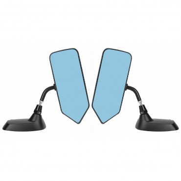 2Pcs Universal F1 Style Car Side Mirror Wing Mirrors Carbon Fiber Look