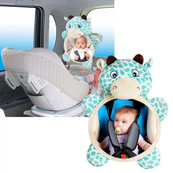 Baby Backseat Mirror Safety Seat Rear View Mirror For Car View Infant Facing Newborn Animal