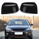 Black Car Mirror Cover Driver Passenger Side Replacement For Ford Focus 05-08