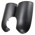 Black Door Wing Mirror Covers Near Passenger Left Right Side For Ford Transit MK6 MK7 2000-2014