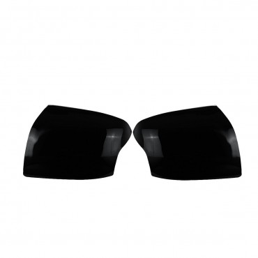Car Black Side Door Wing Rearview Mirror Cover Cap Casing Trim Right Driver For Ford Focus