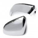 Car Chrome Side Door Wing Mirror Cover Caps Pair for Nissan Qashqai +2 I 2007-2013