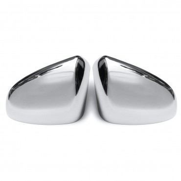 Car Chrome Side Door Wing Mirror Cover Caps Pair for Nissan Qashqai +2 I 2007-2013