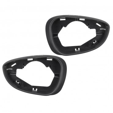 Car Left Right Side Rear View Mirror Cover Frame For Ford Fiesta MK7 09-17