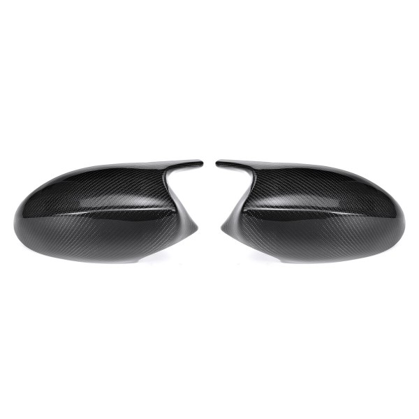 Car M3 Style Real Carbon Fiber Rear View Mirror Caps Covers For BMW E90 E91 2005-2007 E92 E93 2006-2009