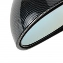 Car Manual Adjustable Side View Mirror Carbon Fibre Spoon Style For Honda Civic 4Dr Sedan 1996-2000