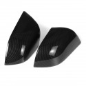 Car Rear View Side Mirror Cover ABS Carbon Fiber Decoration Modification Bright Stripe Patch For Tesla Model 3