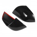 Car Rear View Side Mirror Cover ABS Carbon Fiber Decoration Modification Bright Stripe Patch For Tesla Model 3