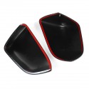 Car Rear View Side Mirror Cover ABS Carbon Fiber Decoration Modification Bright Stripe Patch For Tesla Model 3