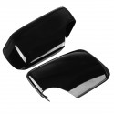 Car Rearview Door Mirror Cover Cap Left/Right For BMW E46 E39 325i 330i 525i 530i 540i 1998-2005