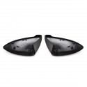 Carbon Fiber Door Side Car Mirror Replacement Cover Caps for VW Golf GTI MK7 2013 17