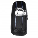 Carbon Fiber Look Car Interior Rear View Mirror Cover With Blue Light For HONDA CIVIC CRV ODYSSEY