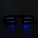 Carbon Fiber Look Car Interior Rear View Mirror Cover With Blue Light For HONDA CIVIC CRV ODYSSEY