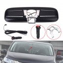 Carbon Fiber Look Car Interior Rearview Mirror Cover With Red Light For HONDA CIVIC CRV ODYSSEY