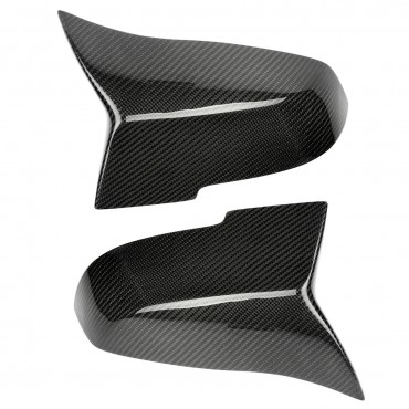 Carbon Fiber Print Side Mirror Cover Pair For BMW 1 2 3 Series F20 F22 F23 F30 F31 F32 F33 F36 F87