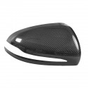 Carbon Fiber Side Car Mirror Cover Caps for 2015 to 18 Mercedes W205 C300 C400 450