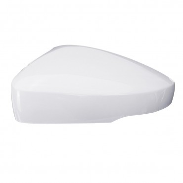 Door Wing Mirror Cover Painted White Left For VW Polo 2009-2017