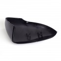 Gloss Black Left/Right Side Wing Door Rearview Mirror Cover Cap For VW Golf MK6 Touran