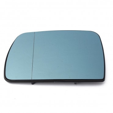 Left Side Car Door Wing Heated Mirror Glass Blue Tinted for BMW X5 E53 1999-2006