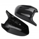 M Style Real Carbon Fiber Rear View Mirror Cap Cover Replacement For BMW F10 F11 F18 2010-2013