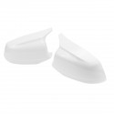 M Style White Rear View Mirror Cap Cover Replacement For BMW F10 F11 F18 2010-2013