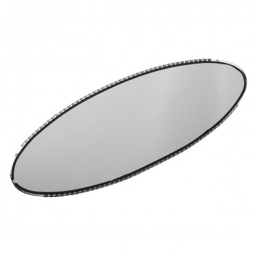 Oval Car Rear View Mirror Auto Dimming Replacement Glass Cell Repair For BMW E46 M3 E39 M5