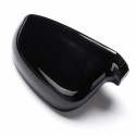 Pair Car Front Wing Side Mirror Cover Housing Black Cap For VW Jetta Golf MK5 Eos for SKODA for SEAT