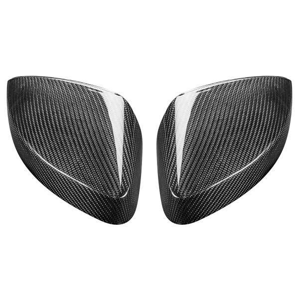 Real Carbon Fiber Side Car Mirror Replacement Caps Cover for AUDI A3 S3 RS3