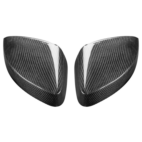 Real Carbon Fiber Side Car Mirror Replacement Caps Cover for AUDI A3 S3 RS3