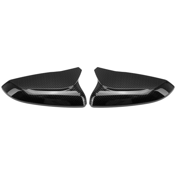 Rear View Mirror Cap Cover Replacement Carbon Fiber Look For Honda Civic 2016-2020