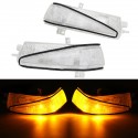 Right Rearview Mirror Side Turn Car Lights Amber LED For Honda Civic 2006-2011