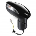 Right Side Door Wing Electric Mirror With LED Turn Light For Ford Fiesta MK7 2008-2012