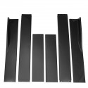 86.6'' Carbon Black Car Side Skirt Sideskirts Extension For LEXUS IS200T IS250 IS350