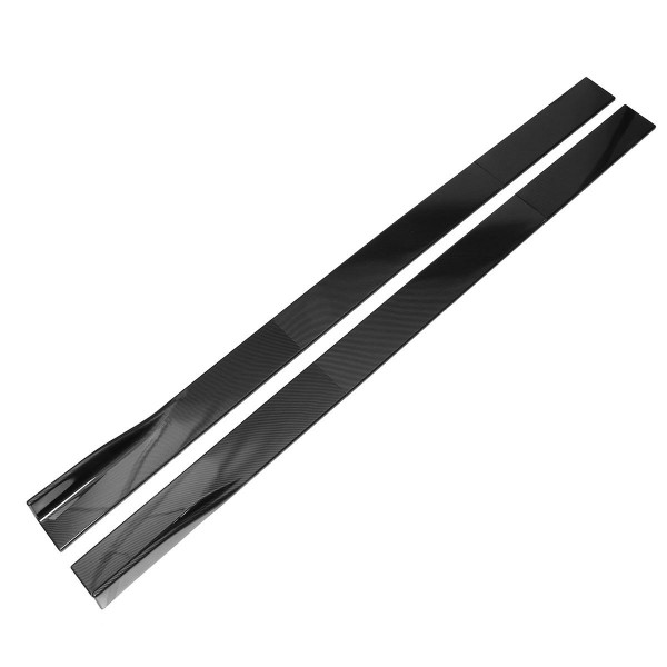 86.6'' Carbon Black Car Side Skirt Sideskirts Extension For LEXUS IS200T IS250 IS350